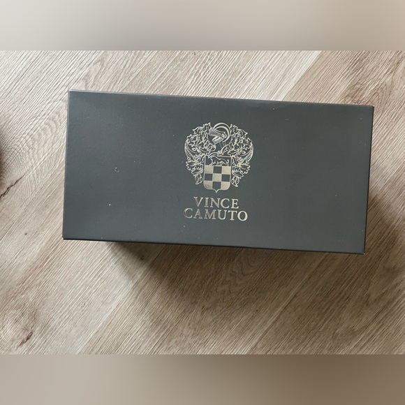 Vince Camuto Black Croc-Embossed Flats - Picture 6 of 6